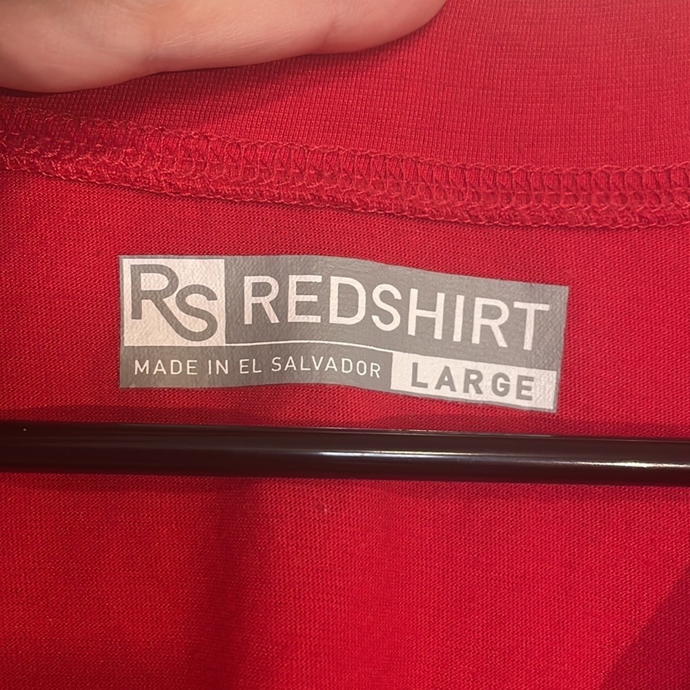 Marist College Red Short Sleeve V-Neck - Picture 3 of 5